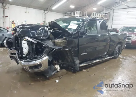 2021 Ram 1500 Big Horn 4X4 6'4 Box z USA, uszkodzony, nr VIN 1C6SRFBT0MN572520